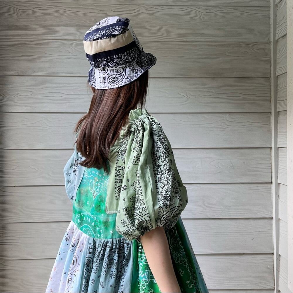 Handmade Reversible Bandana Bucket Hat/Sailing Boat&Bandanas SKU 88777 - Picture 11 of 16
